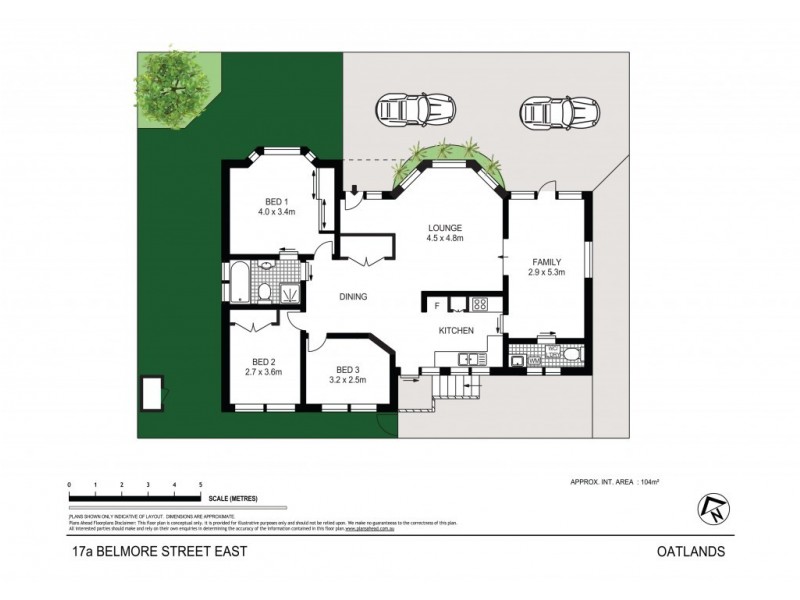 17a Belmore Street East, Oatlands NSW 2117 Floorplan