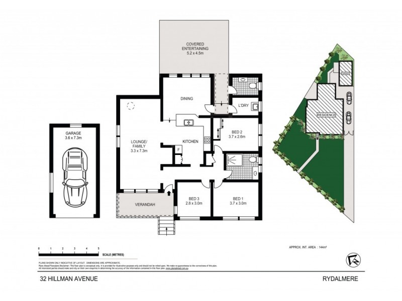 32 Hillman Ave, Rydalmere NSW 2116 Floorplan