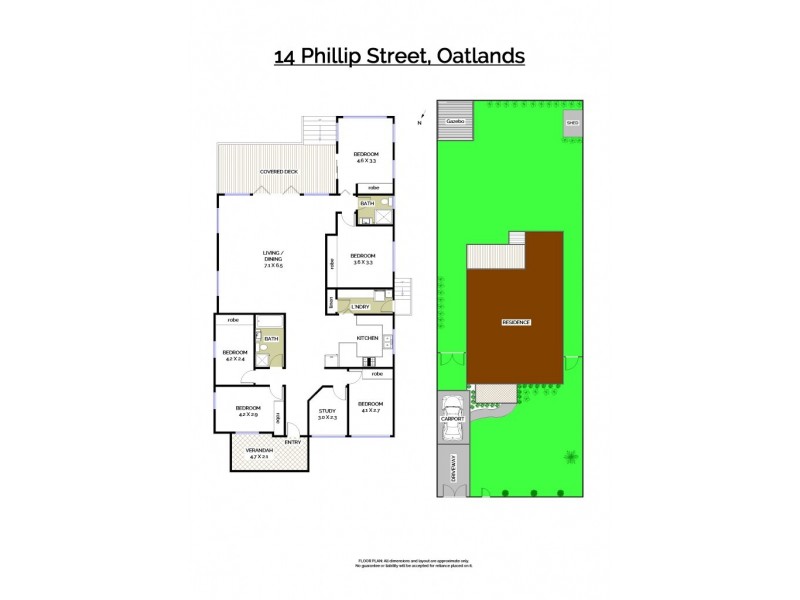14 Phillip Street, Oatlands NSW 2117 Floorplan