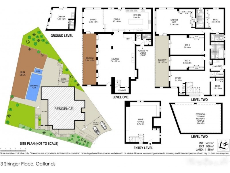 3 Stringer Place, Oatlands NSW 2117 Floorplan