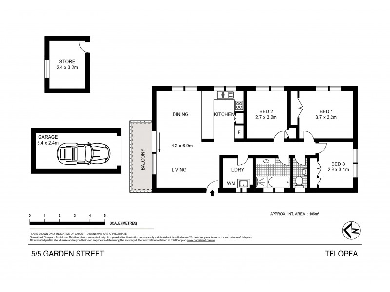 5/5 Garden Street, Telopea NSW 2117 Floorplan