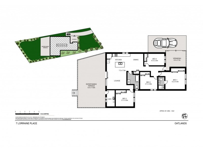 7 Lorraine Place, Oatlands NSW 2117 Floorplan