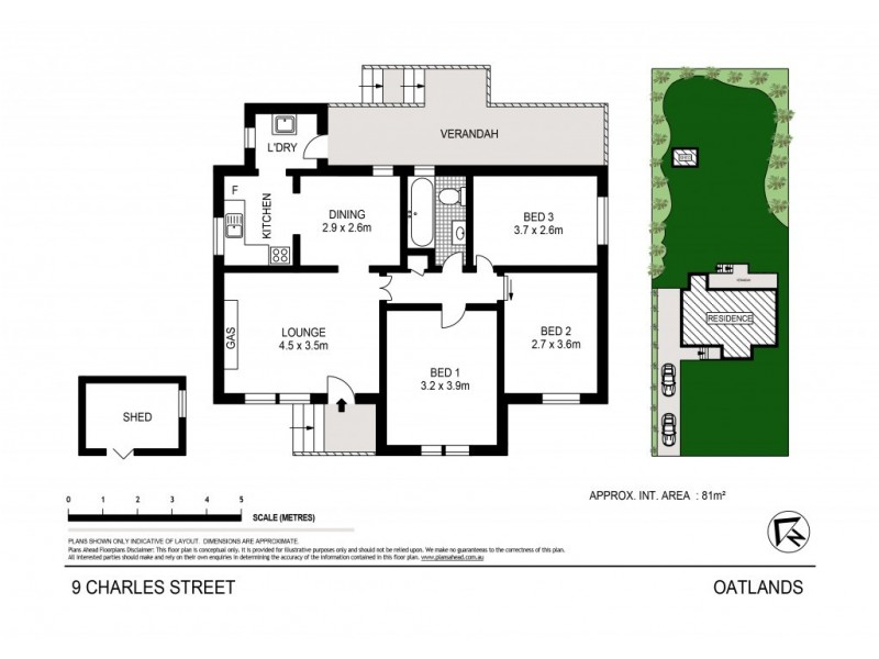 9 Charles Street, Oatlands NSW 2117 Floorplan
