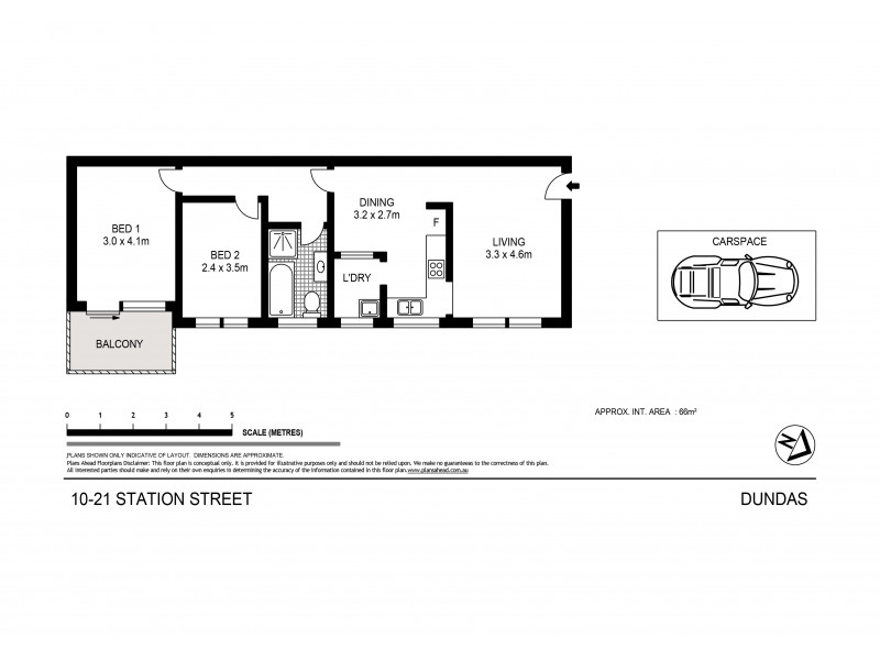10/21 Station Street, Dundas NSW 2117 Floorplan