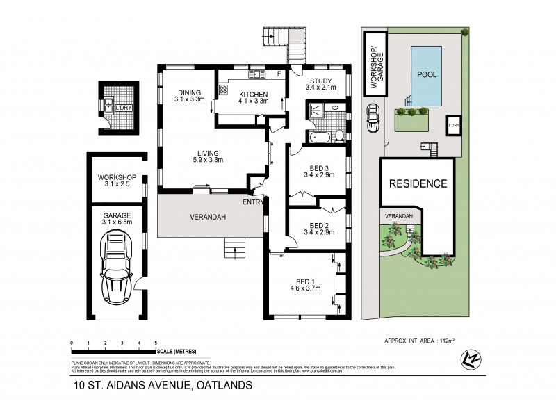 10 St Aidans Ave, Oatlands NSW 2117 Floorplan