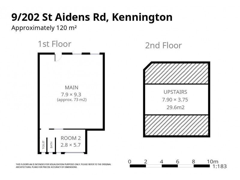 9/202 St Aidans Road, Kennington VIC 3550 Floorplan