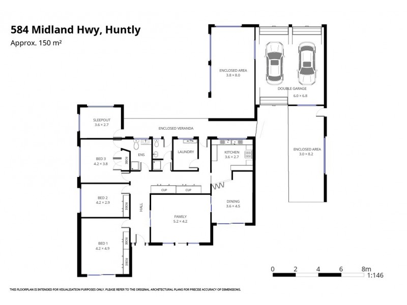 584 MIDLAND HIGHWAY, Huntly VIC 3551 Floorplan