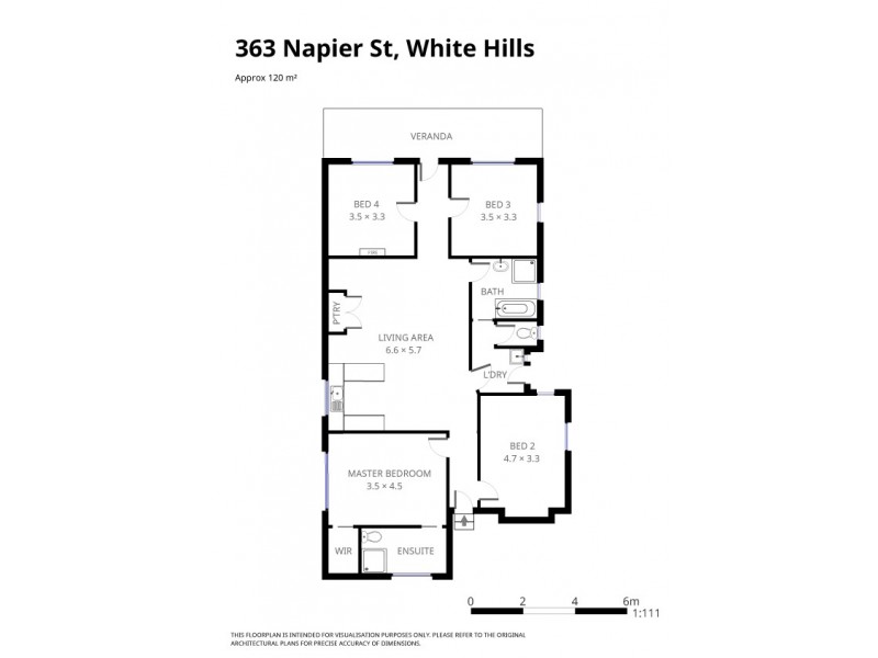 363 Napier Street, Bendigo VIC 3550 Floorplan