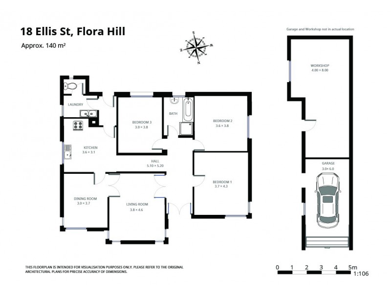 18 Ellis Street, Flora Hill VIC 3550 Floorplan