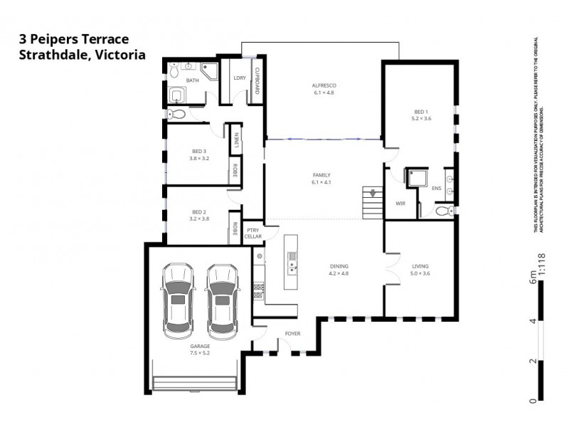 3 Pieper Terrace, Strathdale VIC 3550 Floorplan