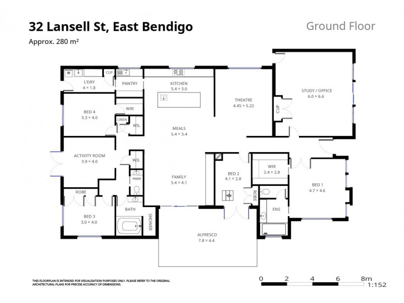 32 Lansell Street, East Bendigo VIC 3550 Floorplan