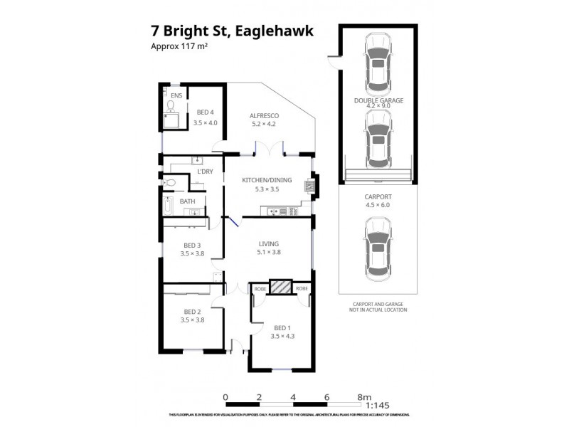 7 Bright Street, Eaglehawk VIC 3556 Floorplan
