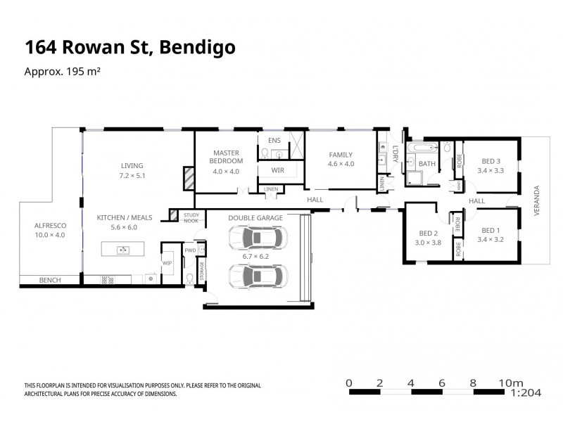 164 Rowan St, Bendigo VIC 3550 Floorplan