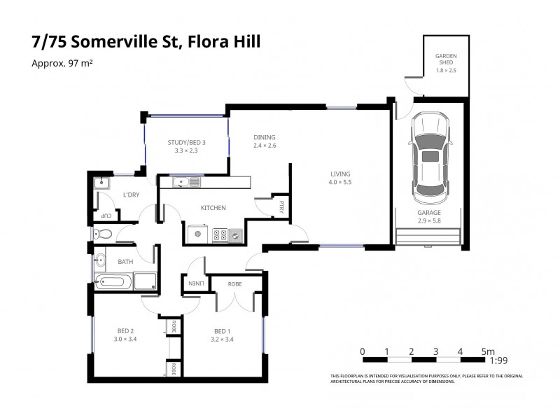 7/75 Somerville Street, Flora Hill VIC 3550 Floorplan