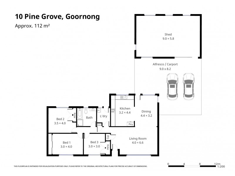 10 Pine Grove, Goornong VIC 3557 Floorplan