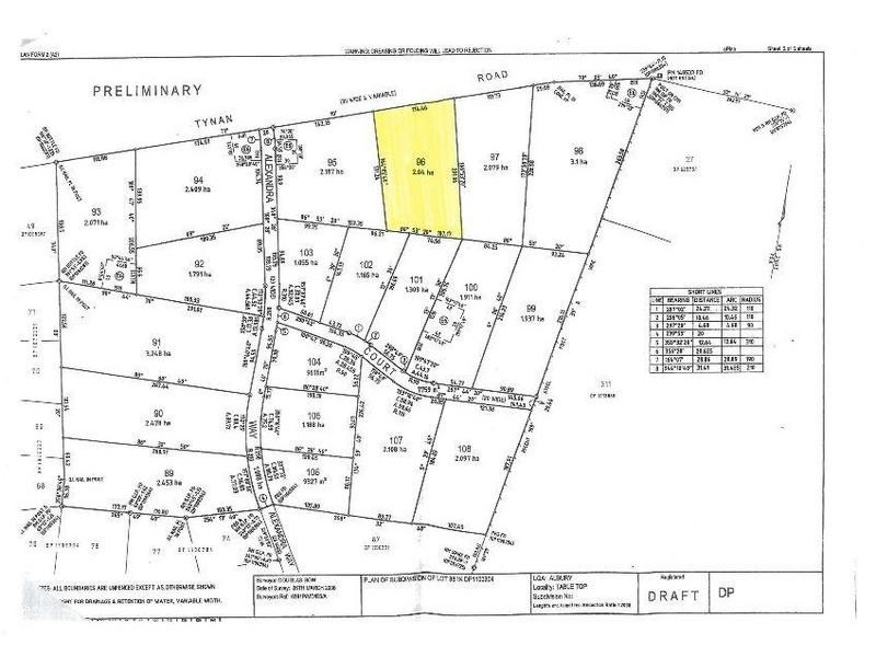 Lot 96, 136 Tynan Road, Table Top NSW 2640