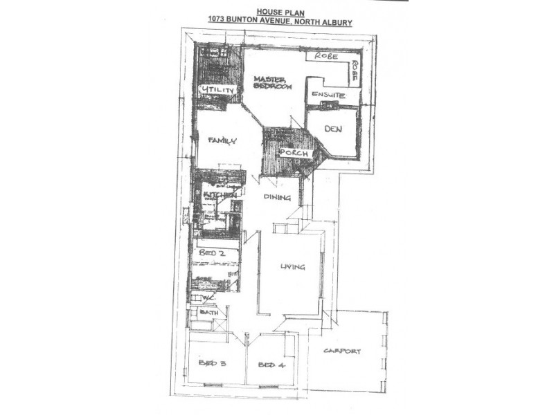 1073 Bunton Street, North Albury NSW 2640 Floorplan