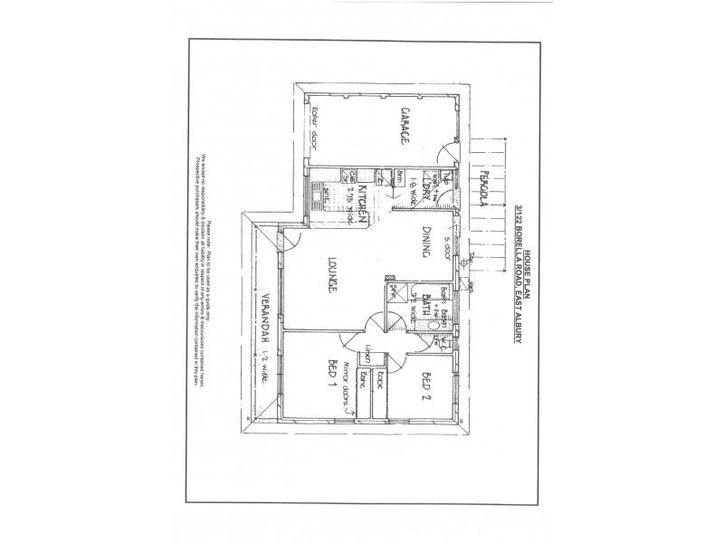 3/122 Borella Road, East Albury NSW 2640 Floorplan