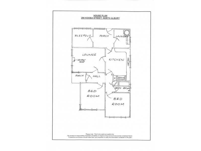286 Kooba Street, North Albury NSW 2640 Floorplan