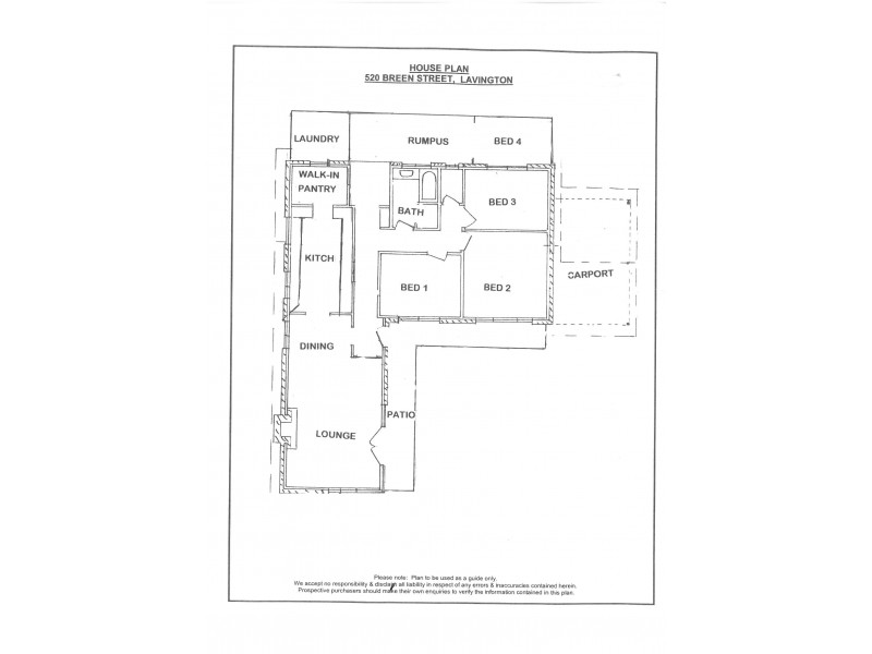 520 Breen Street, Lavington NSW 2641 Floorplan