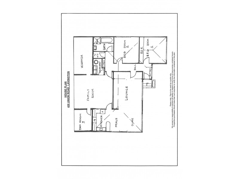 426 Union Road, Lavington NSW 2641 Floorplan