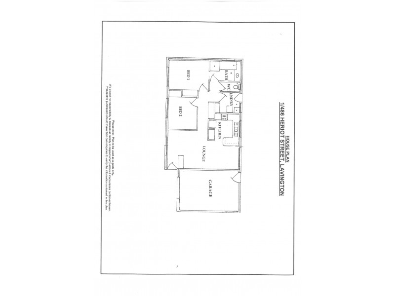1/486 Heriot Street, Lavington NSW 2641 Floorplan