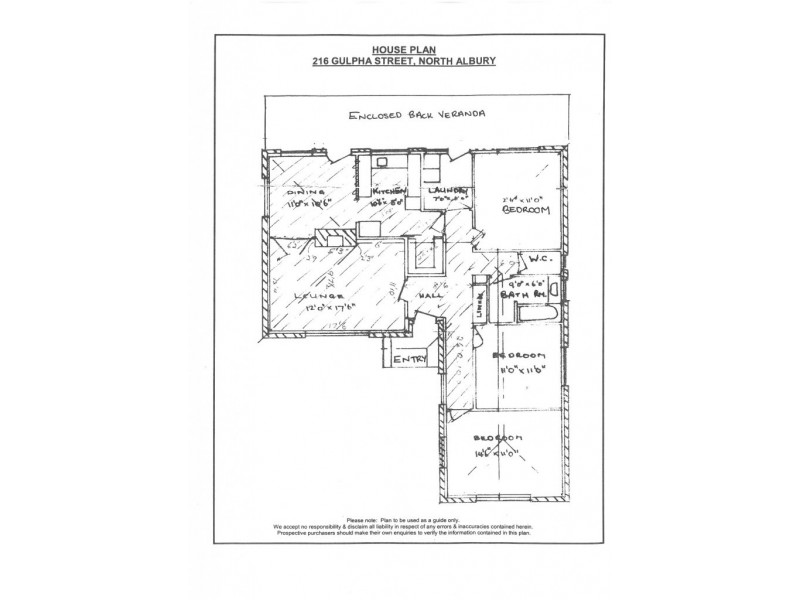 216 Gulpha Street, North Albury NSW 2640 Floorplan