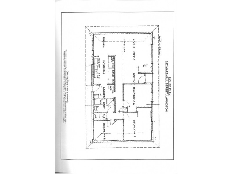 537 Marshall Street, Lavington NSW 2641 Floorplan