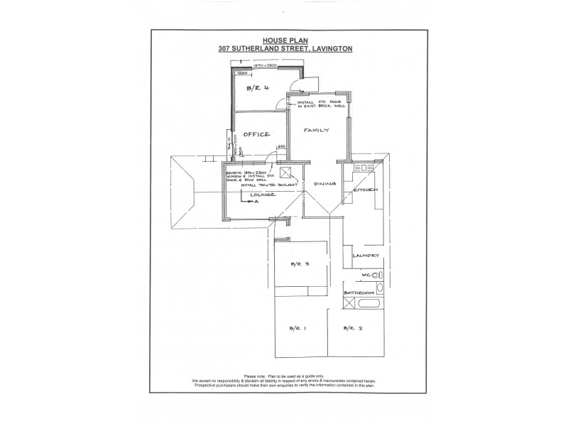 307 Sutherland Street, Lavington NSW 2641 Floorplan