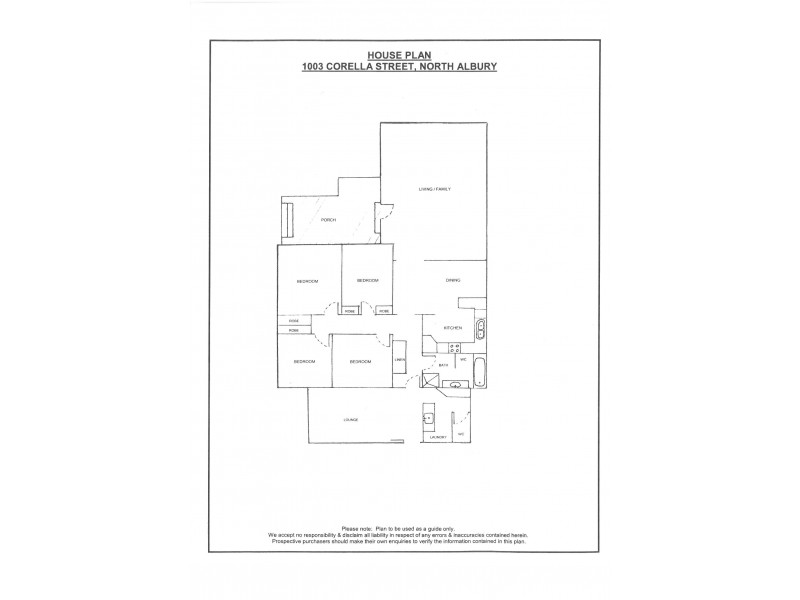 1003 Corella Street, North Albury NSW 2640 Floorplan