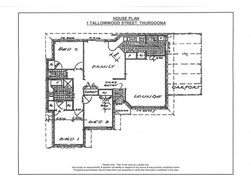 1 Tallowwood Street, Thurgoona NSW 2640 Floorplan