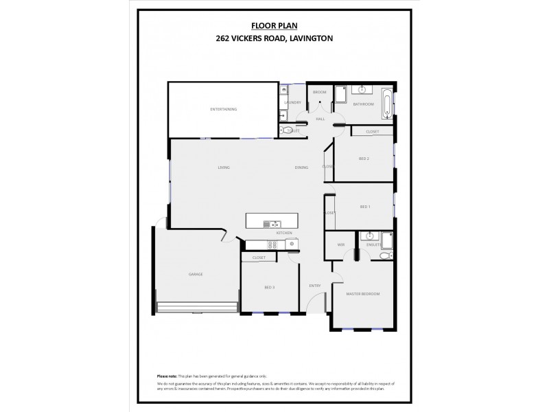 262 Vickers Road, Lavington NSW 2641 Floorplan