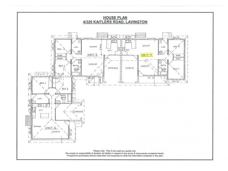 4/320 Kaitlers Road, Lavington NSW 2641 Floorplan