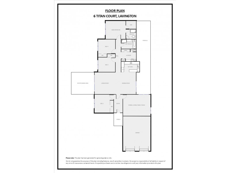 6 Titan Court, Lavington NSW 2641 Floorplan