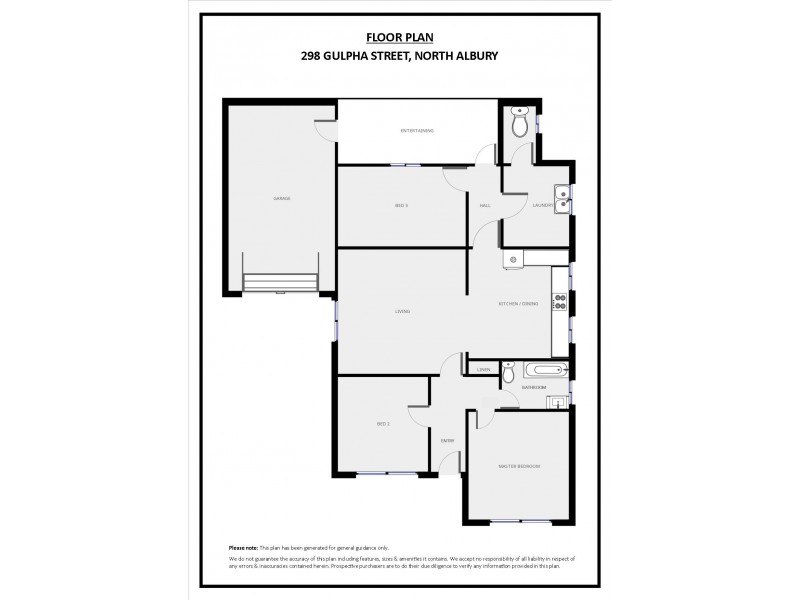 298 Gulpha Street, North Albury NSW 2640 Floorplan
