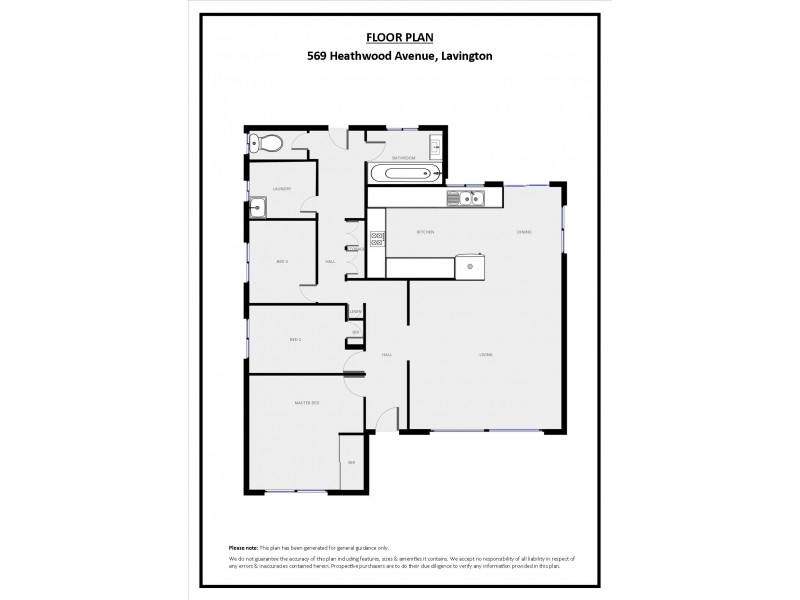 569 Heathwood Avenue, Lavington NSW 2641 Floorplan