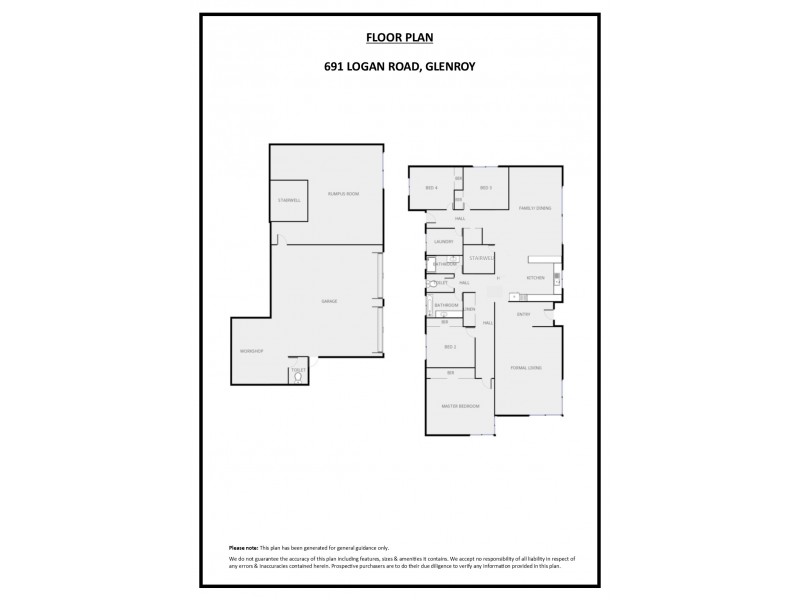 691 Logan Road, Glenroy NSW 2640 Floorplan