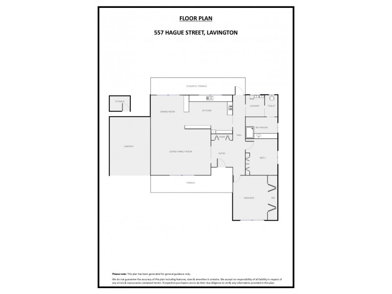 557 Hague Street, Lavington NSW 2641 Floorplan