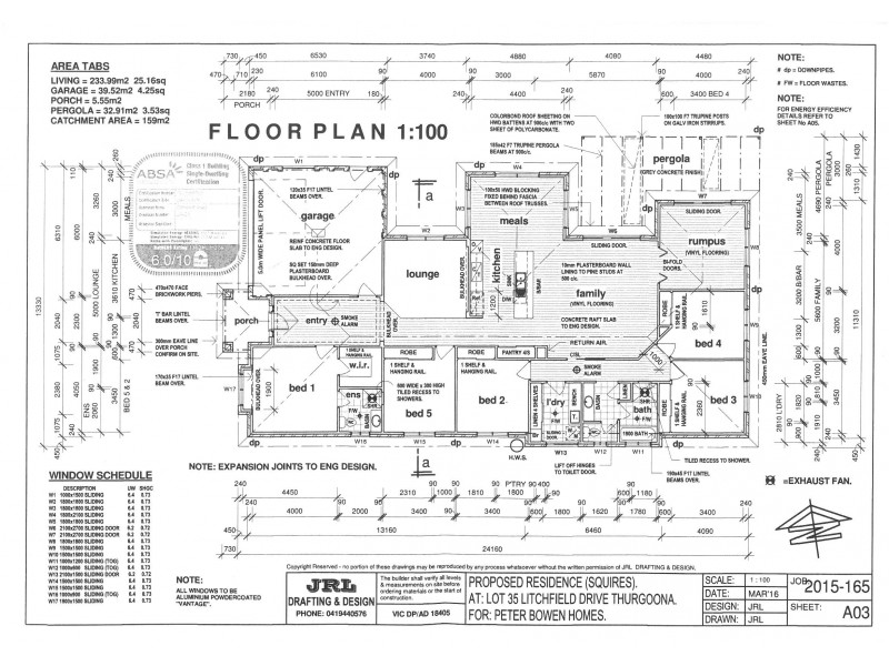 65 Litchfield Drive, Thurgoona NSW 2640 Floorplan