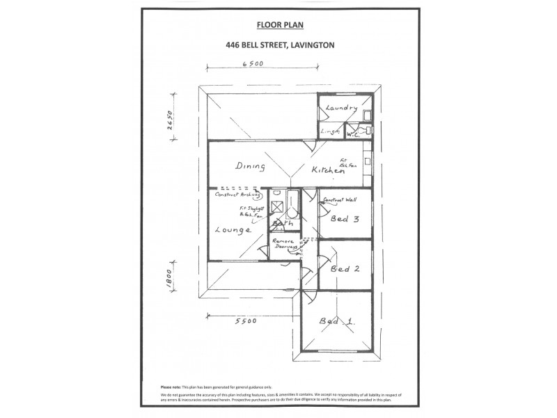 446 Bell Street, Lavington NSW 2641 Floorplan