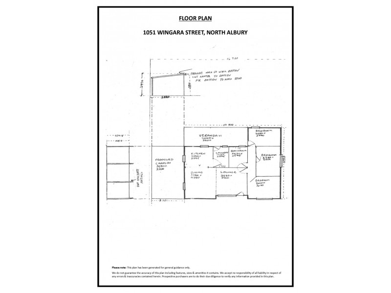 1051 Wingara Street, North Albury NSW 2640 Floorplan