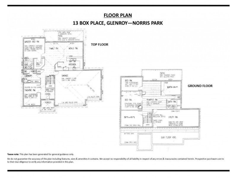13 Box Place, Glenroy NSW 2640 Floorplan