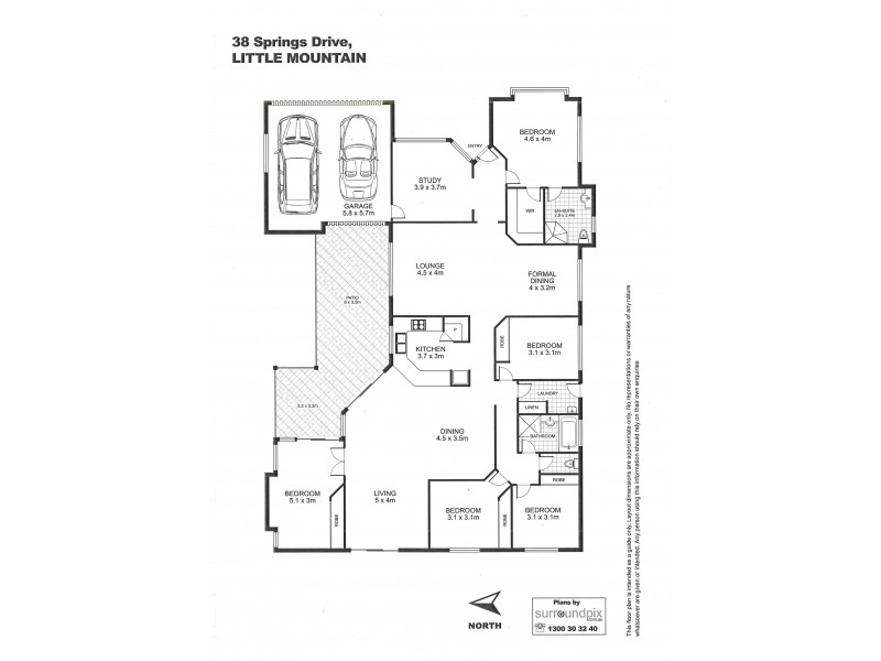 38 Springs Drive, Little Mountain QLD 4551 Floorplan