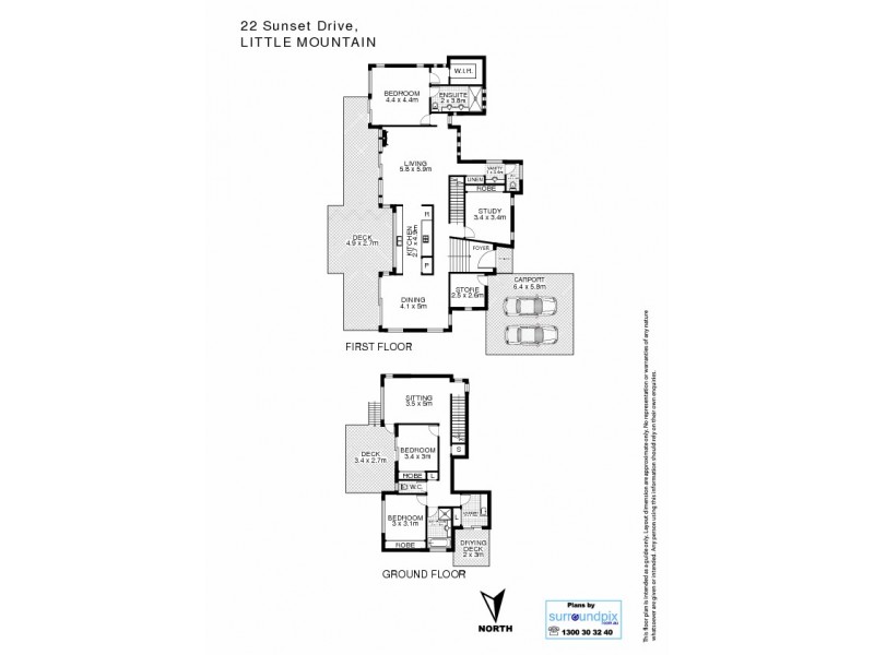22 Sunset Drive, Little Mountain QLD 4551 Floorplan