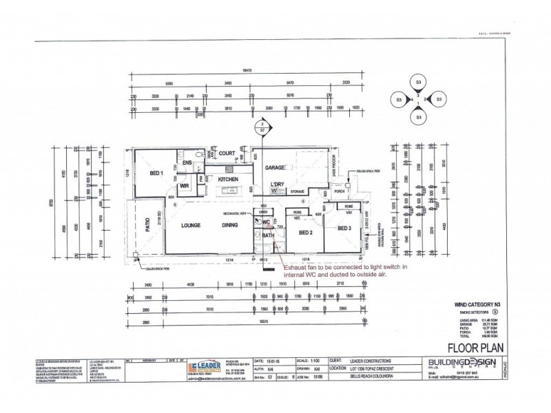 3 Topaz Crescent, Caloundra West QLD 4551 Floorplan