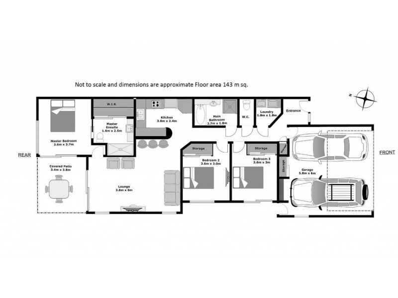 1/9 Lomandra Drive, Currimundi QLD 4551 Floorplan