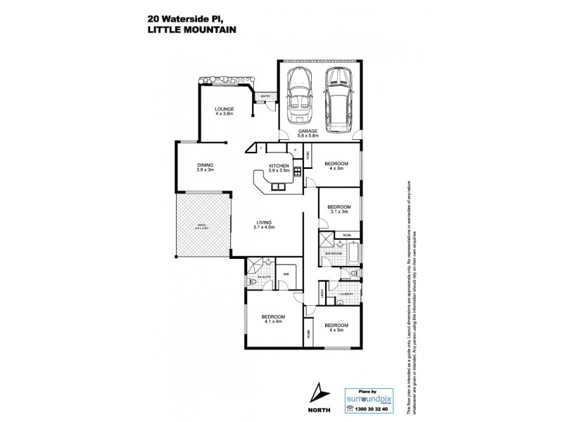 20 Water Side Place, Little Mountain QLD 4551 Floorplan