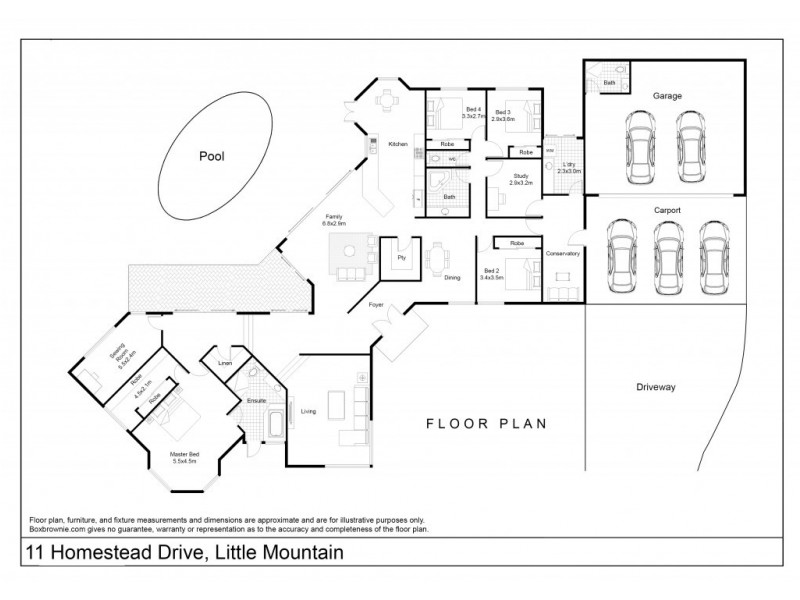 11 Homestead Drive, Little Mountain QLD 4551 Floorplan