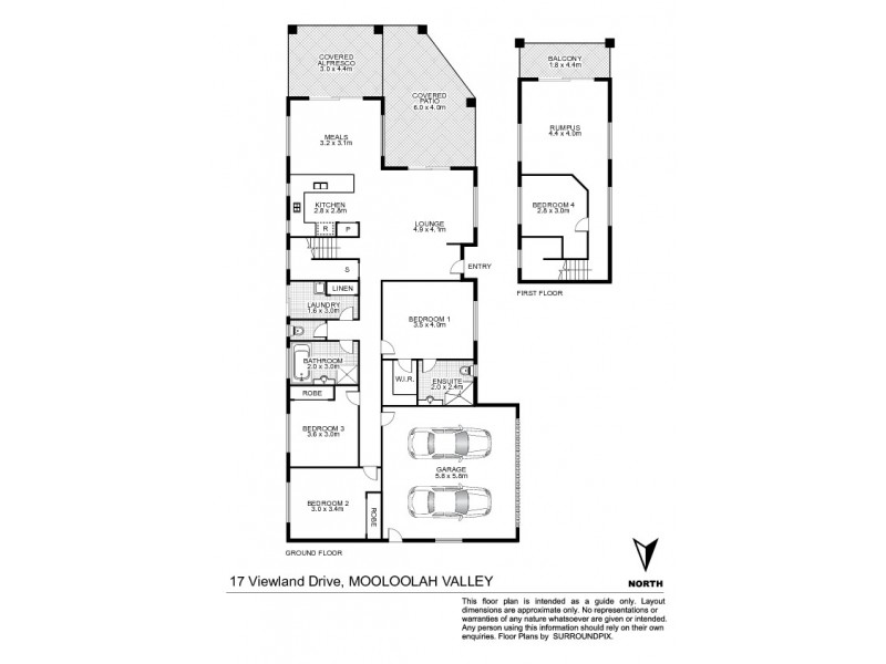 17 Viewland Drive, Mooloolah Valley QLD 4553 Floorplan