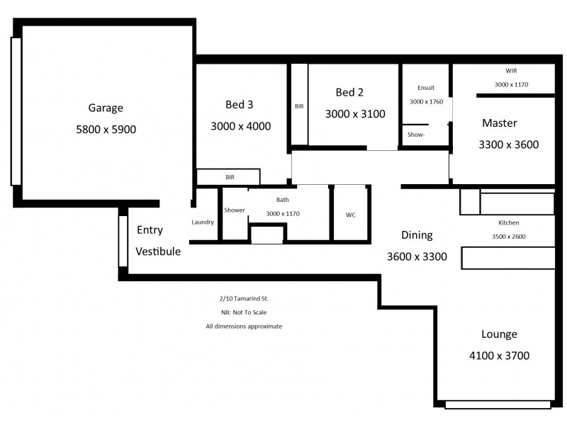 2/10 Tamarind Street, Meridan Plains QLD 4551 Floorplan